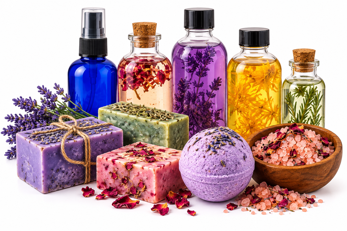Soaps, Waters & Bath Products